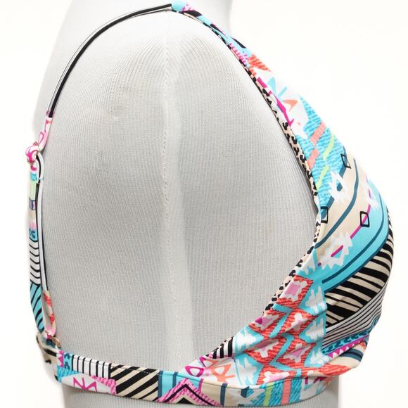 Vera Bradley Reversible Desert Shapes Emma Bikini Top Size L - Picture 4 of 12